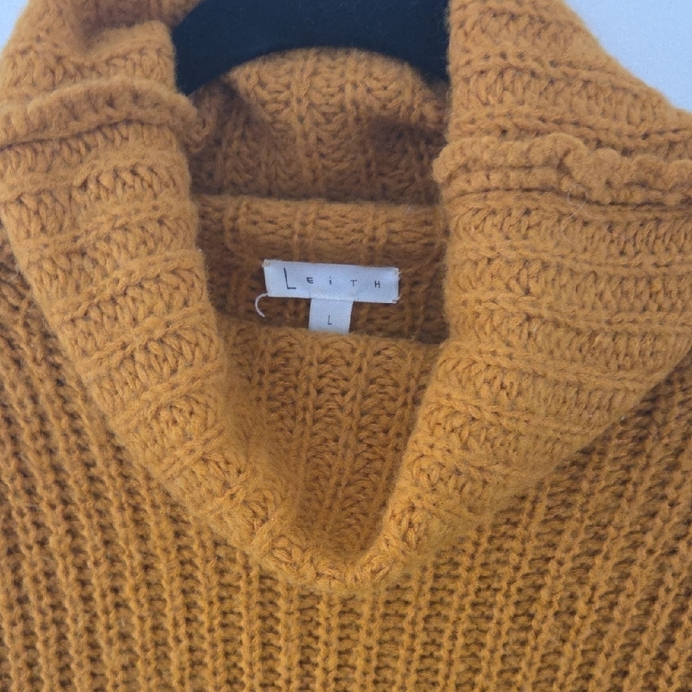 Leith Mustard Knit Sweater - Picture 2 of 4